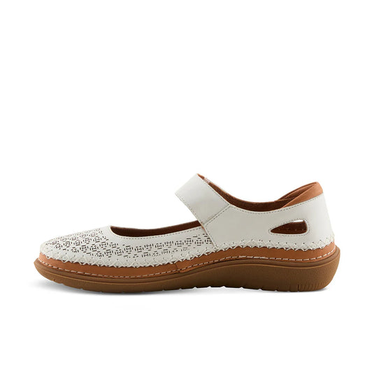 Spring Step Women's Janah Mary Jane Shoe White