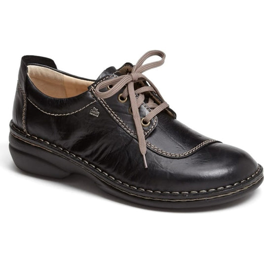 Finn Comfort Women's Lexington Black Plissee