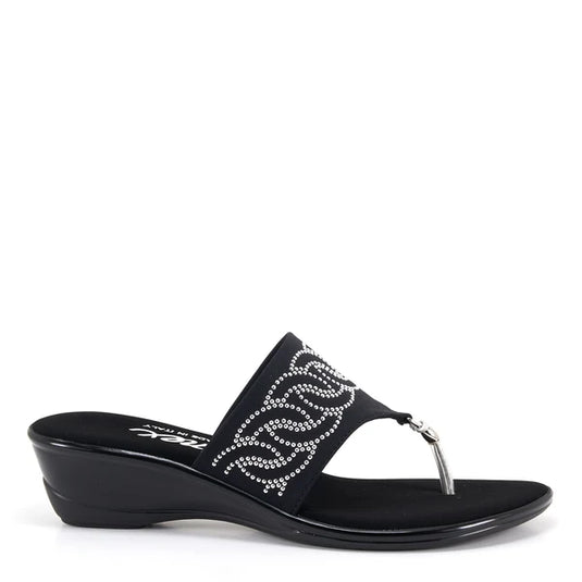 Onex Women's Marj Sandal - Black/Silver