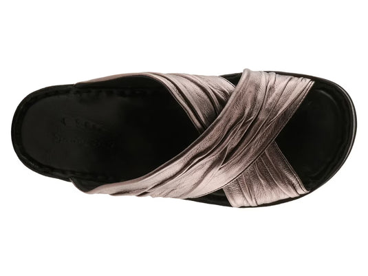 Spring Step Women's Majorelle Slide Sandal Pewter