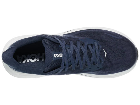 Hoka One One Men's Clifton 10 Sneaker Navy White