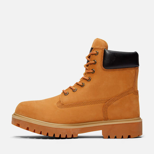 Timberland Men's Pro Direct Attach 6" Soft Toe Boots Wheat Nubuck