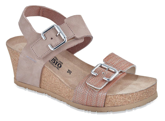Mephisto Women's Lissandra Wedge Sandals Light taupe