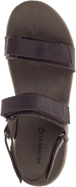 Merrell Men's Sandspur Backstrap Leather Sandal - Brown
