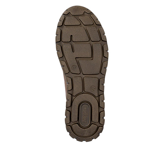 Rieker Women's Heike N1301 water-repellent sneaker Brown