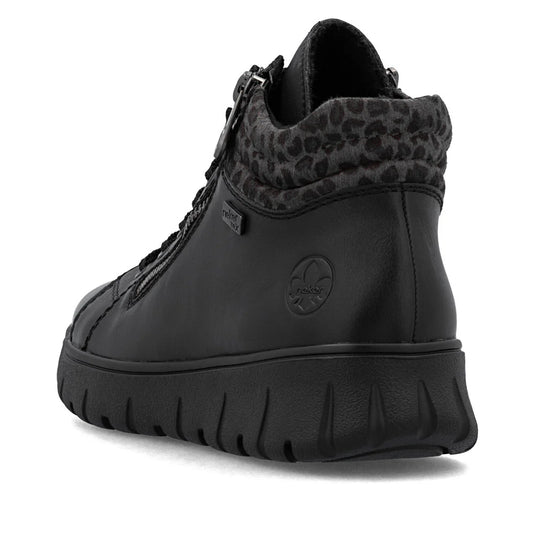 Rieker Women's Heike N1305 Lace up boot Black