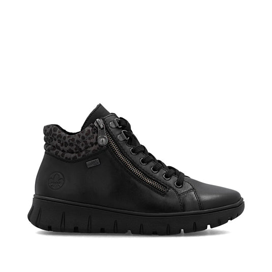 Rieker Women's Heike N1305 Lace up boot Black