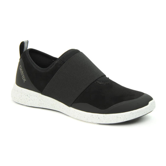 Aetrex Women's Demi Slip On Sneaker Black