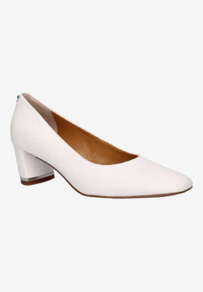 J. Renee Women's Olivienne Slip on Pump White Lizard Print