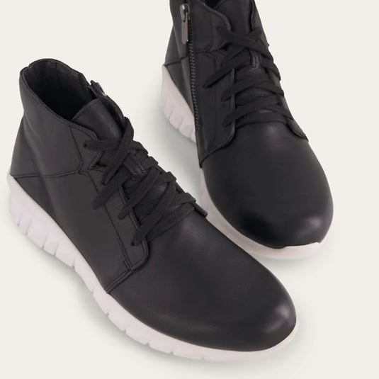 Naot Women's Polaris Cheetah suede/Jet Black Leather