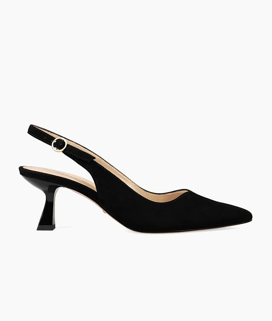 Pelle Moda Women's Janah Slingback Sandal Black
