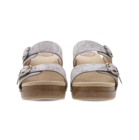 Dansko Women's Sophie Sandal Distressed White
