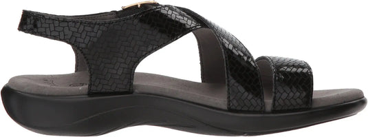 SAS Women's Laguna Strap Sandal Weave Nero