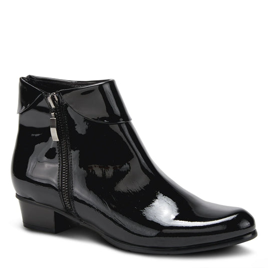 Spring Step Women's Stockholm Bootie Black Patent