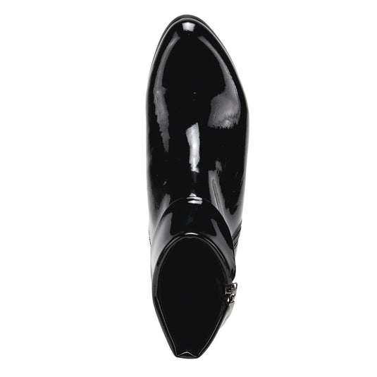 Spring Step Women's Stockholm Bootie Black Patent