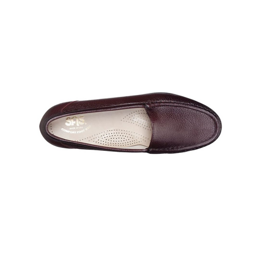 SAS Women's Simplify Slip On Loafer Antique Wine