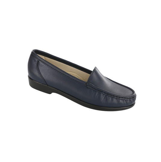 SAS Women's Simplify Slip On Loafer Navy