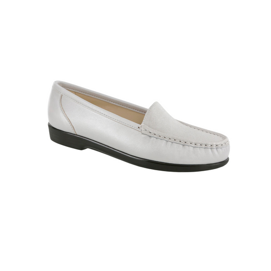 SAS Women's Simplify Slip On Loafer Silver Cloud