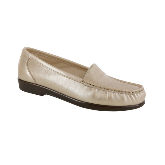 SAS Women's Simplify Slip On Loafer Lusso / Gold Metallic