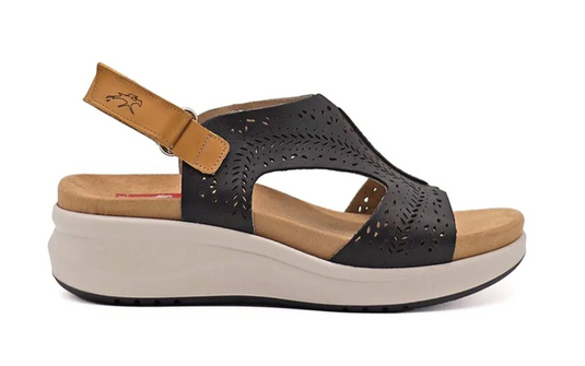Fluchos Women's YAGON F1481 Sandals Black