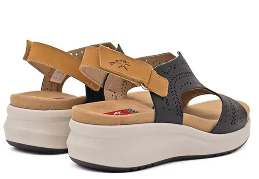 Fluchos Women's YAGON F1481 Sandals Black