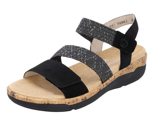 Remonte by Rieker Women's Jocelyn 61 Sandal Black
