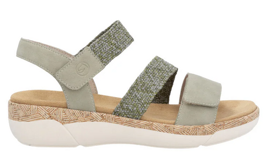 Remonte by Rieker Women's Jocelyn 61 Sandal Olive Green