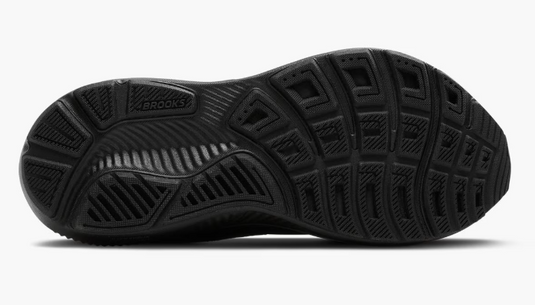 Brooks Women's Ghost 17 Sneaker Black/Black/Ebony