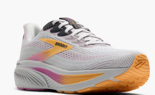 Brooks Women's Ghost 17 Sneaker Oyster/Apricot/Pink