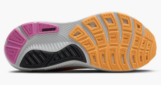 Brooks Women's Ghost 17 Sneaker Oyster/Apricot/Pink