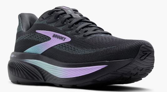 Brooks Women's Ghost 17 Sneaker Grey/Clearwater/Purple