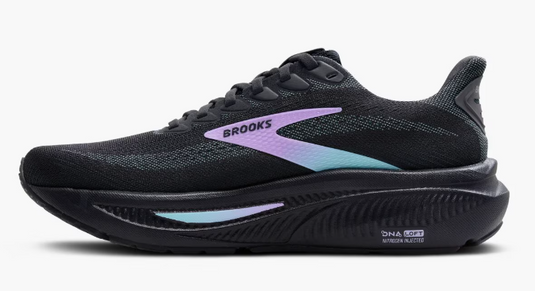 Brooks Women's Ghost 17 Sneaker Grey/Clearwater/Purple