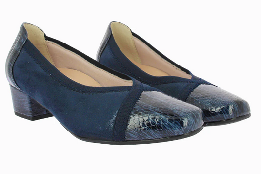 Doctor Cutillas Women's 81230 Dress Heel Shoes Navy