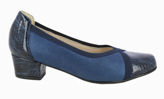 Doctor Cutillas Women's 81230 Dress Heel Shoes Navy