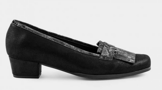 Doctor Cutillias Women's 81739 Dress Shoe Black Snake