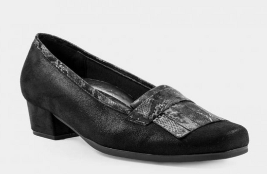 Doctor Cutillias Women's 81739 Dress Shoe Black Snake