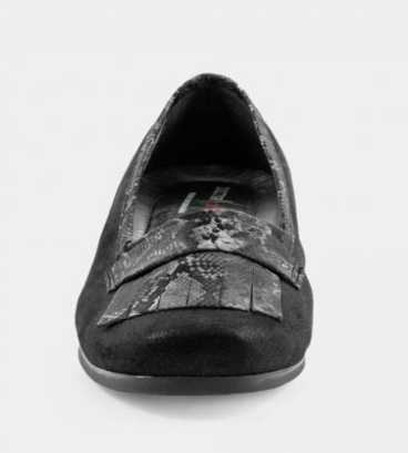 Doctor Cutillias Women's 81739 Dress Shoe Black Snake