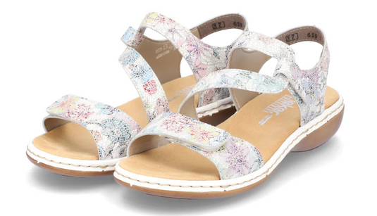 Rieker Women's Regina C7 Sandal Ice Multi
