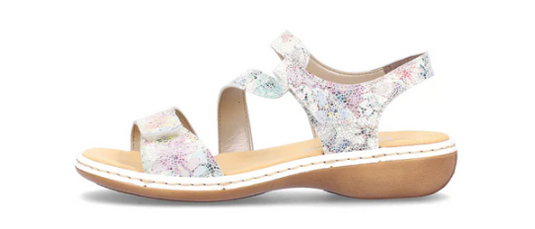 Rieker Women's Regina C7 Sandal Ice Multi
