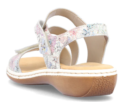 Rieker Women's Regina C7 Sandal Ice Multi
