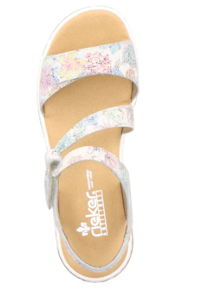 Rieker Women's Regina C7 Sandal Ice Multi