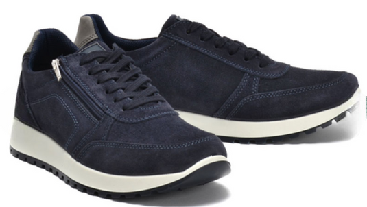 Ara Men's Matteo Sneaker Navy Suede