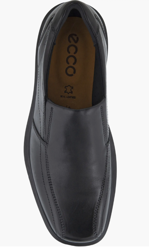 Ecco Men's Helsinki Classic Bike Toe Loafer Black