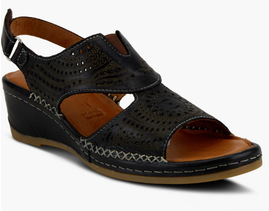 Spring Step Women's Tourner Slingback Sandal Black