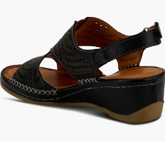 Spring Step Women's Tourner Slingback Sandal Black