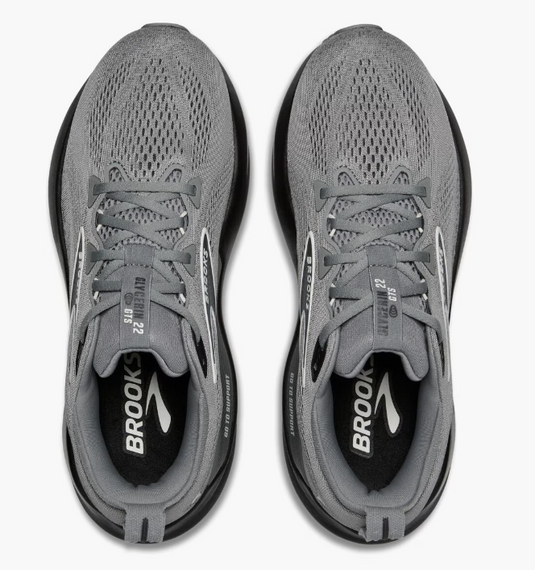 Brooks Men's Glycerin GTS 22 Primer Gray/Ebony/Bluewash