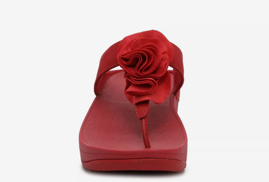FitFlop Women's Florrie Wedge Sandal Red