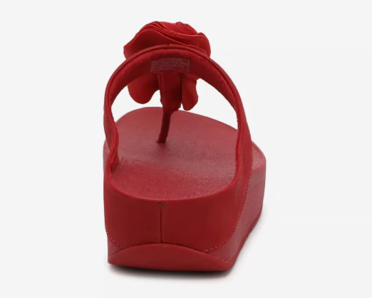 FitFlop Women's Florrie Wedge Sandal Red