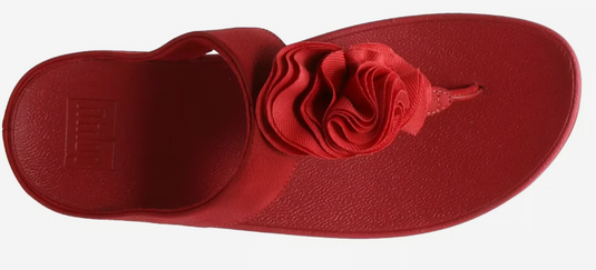FitFlop Women's Florrie Wedge Sandal Red
