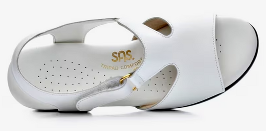 SAS Women's Suntimer Comfort Dress Sandals White